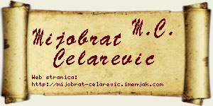Mijobrat Čelarević vizit kartica